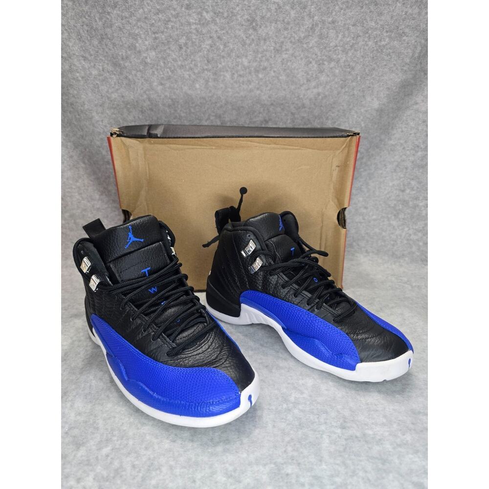 Air Jordan 12 Retro Hyper Royal Womens 7 Black Hyper Royal White AO6068-004 - Picture 3 of 8